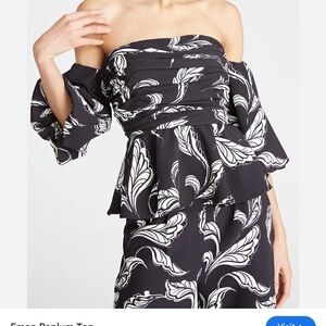 Amur Eman poplum top XS